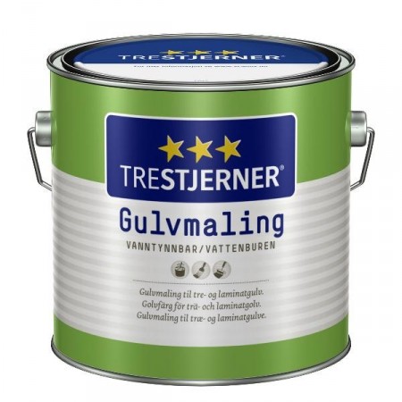 3 - Stjerners Gulvmaling 3 L Halvbalnk